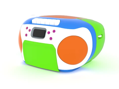 Childrens Radio 3D Model
