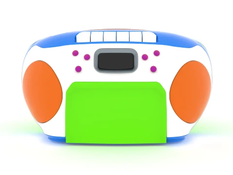 Childrens Radio 3D Model