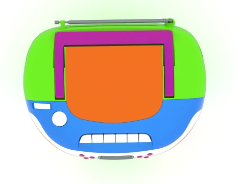 Childrens Radio 3D Model