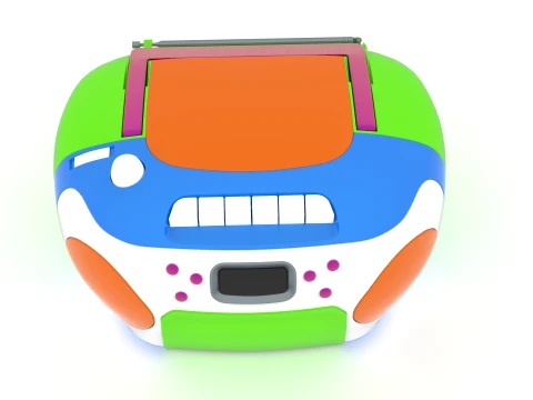 Childrens Radio 3D Model