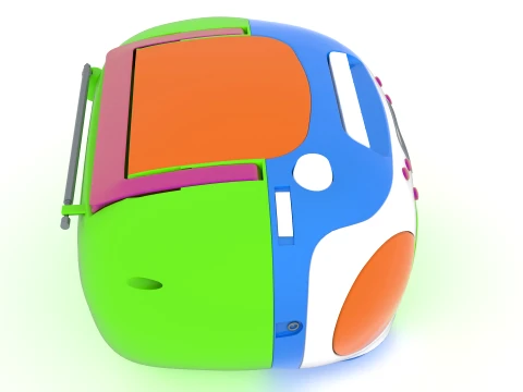 Childrens Radio 3D Model