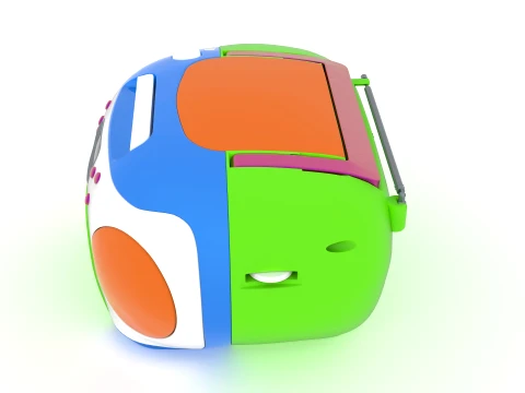 Childrens Radio 3D Model