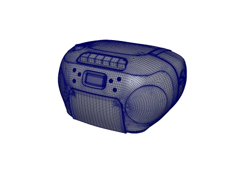 Childrens Radio 3D Model