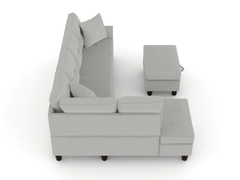 Ensemble de canap&eacute;s sectionnels Modèle 3D