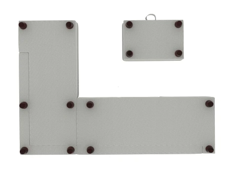 Ensemble de canap&eacute;s sectionnels Modèle 3D