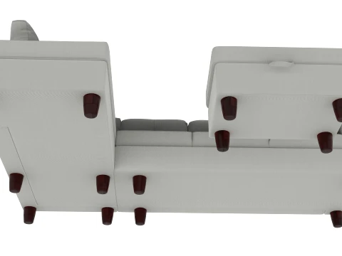 Ensemble de canap&eacute;s sectionnels Modèle 3D