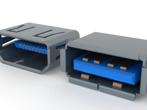 USB PORT 3D Model