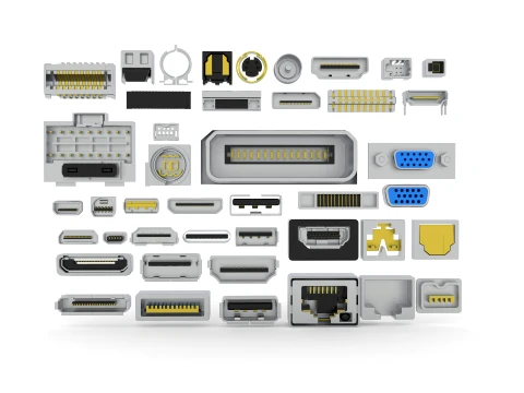 USB PORT library 3D Model