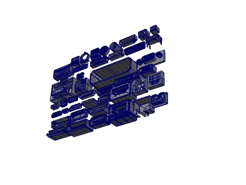 USB PORT library 3D Model