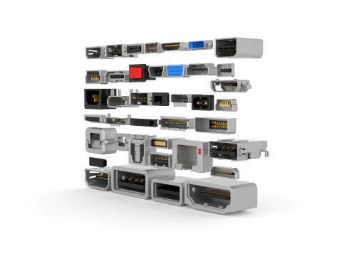 USB PORT library 3D Model