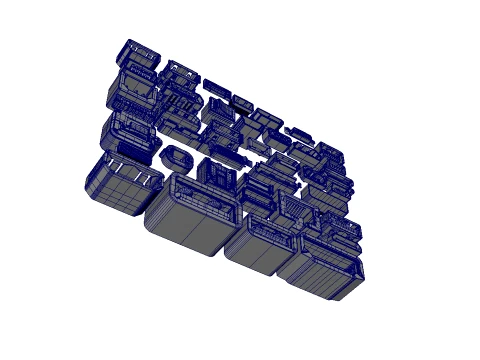USB PORT library 3D Model