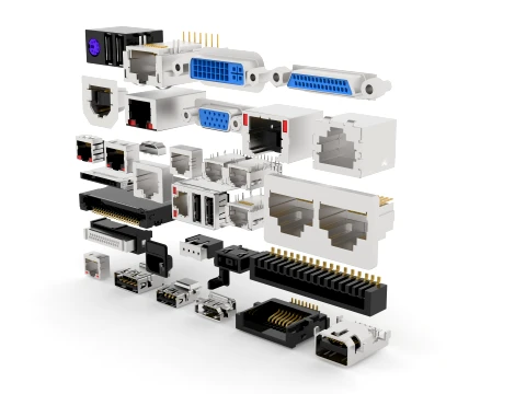 USB PORT library 3D Model