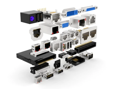 USB PORT library 3D Model