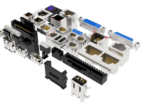 USB PORT library 3D Model