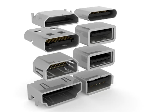 USB Port 3D Model