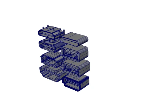 USB Port 3D Model