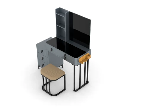 Makeup Vanity 3D Model