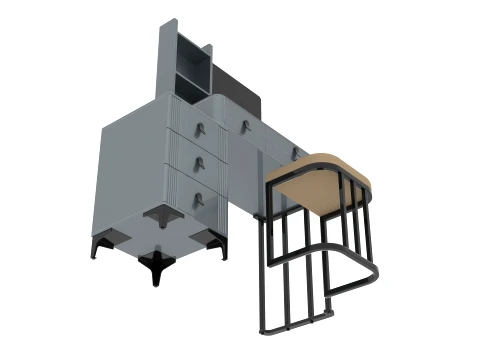 Makeup Vanity 3D Model