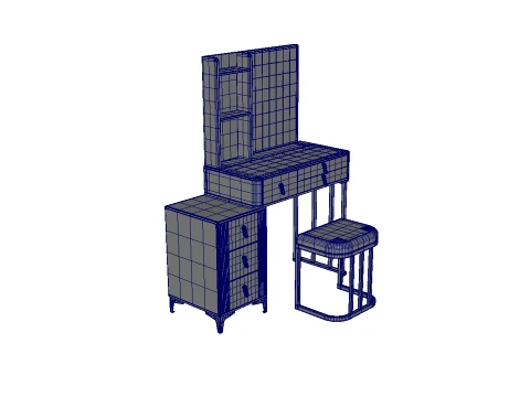 Makeup Vanity 3D Model