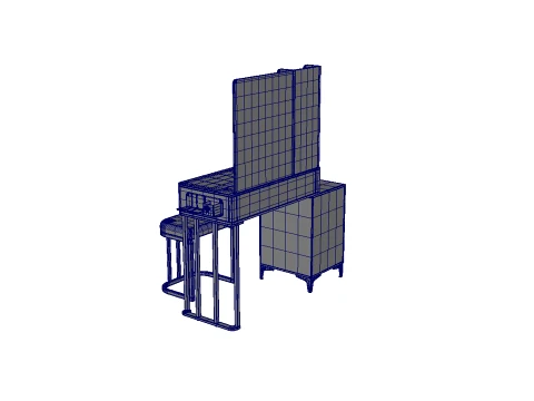 Makeup Vanity 3D Model