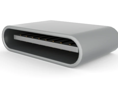 Porta USB tipo C 3D Modello 3D