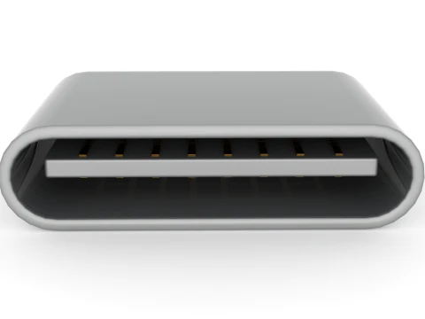 USB Type-C Port 3D 3D Model
