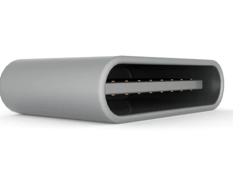 USB Type-C Port 3D 3D Model
