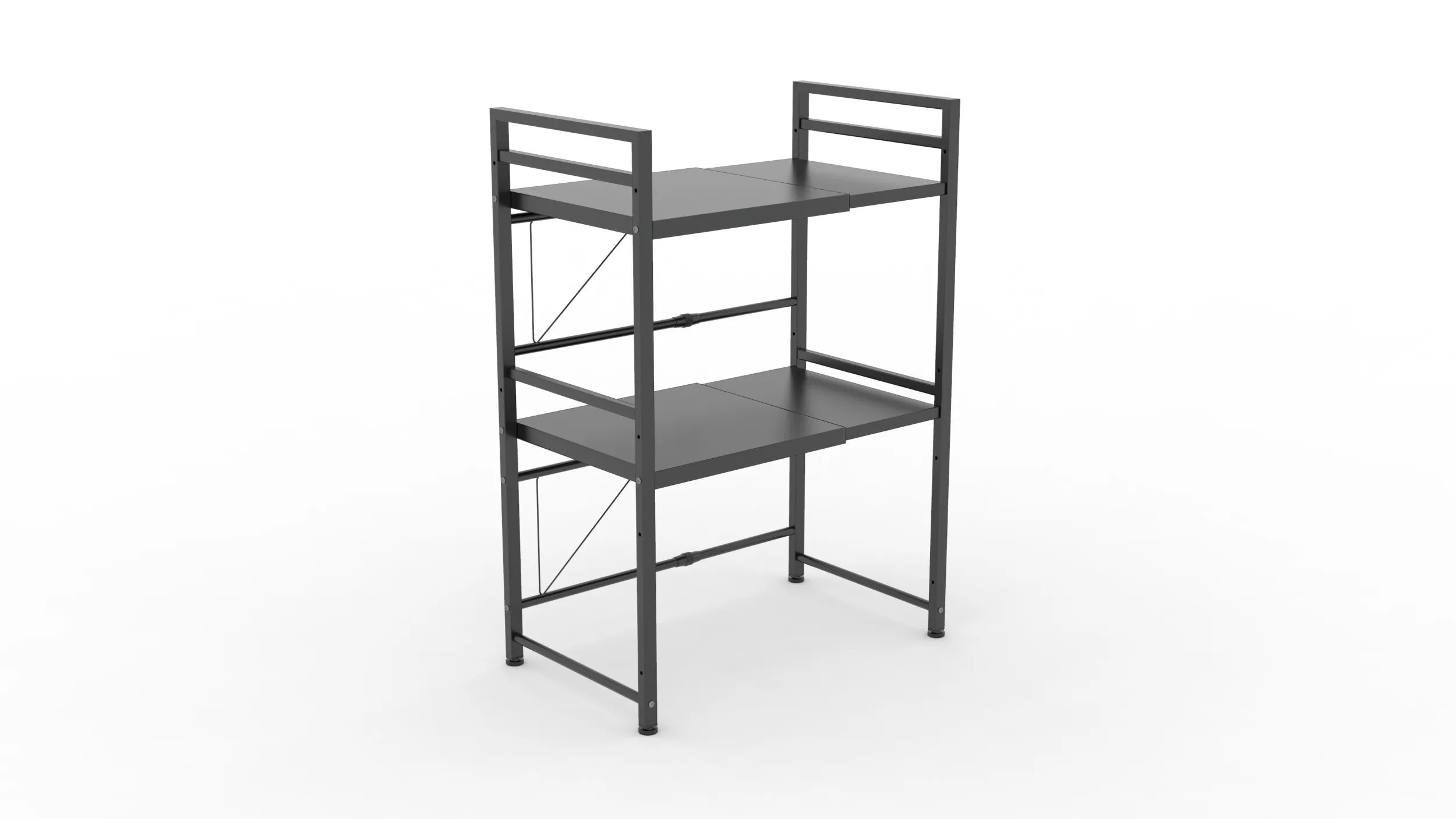 Kitchen Storage Rack 3D Model .c4d .max .obj .3ds .fbx .stl .blend 