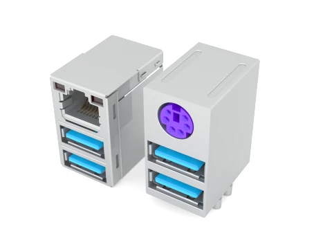 Ethernet Connector 3D Model