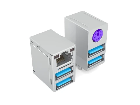 Ethernet Connector 3D Model
