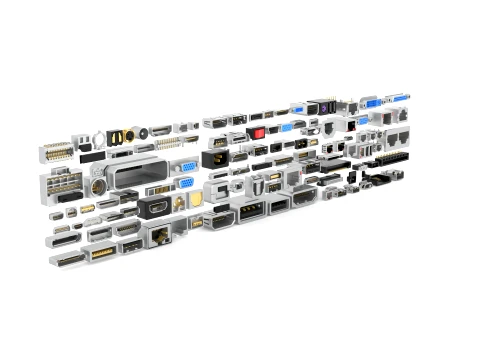 ALLE USB-poortbibliotheek 3D Model