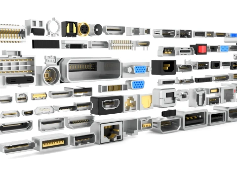 ALL USB Port Library 3D Model