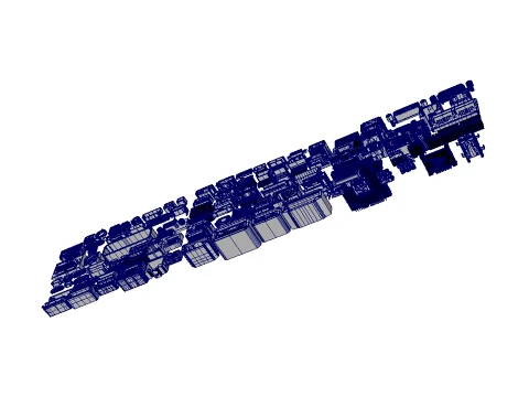 ALL USB Port Library 3D Model