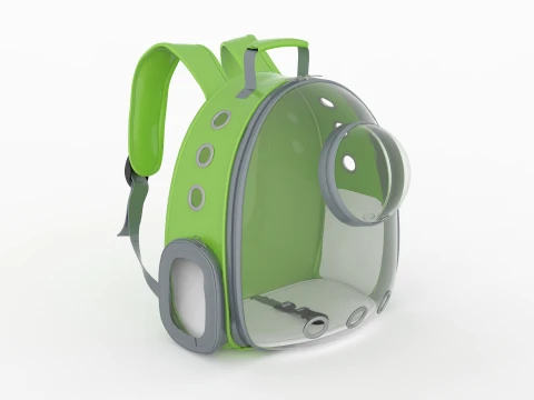 Plecak z transporterem dla kota Model 3D