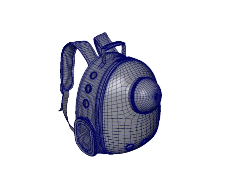 Cat Carrier Backpack 3D Model