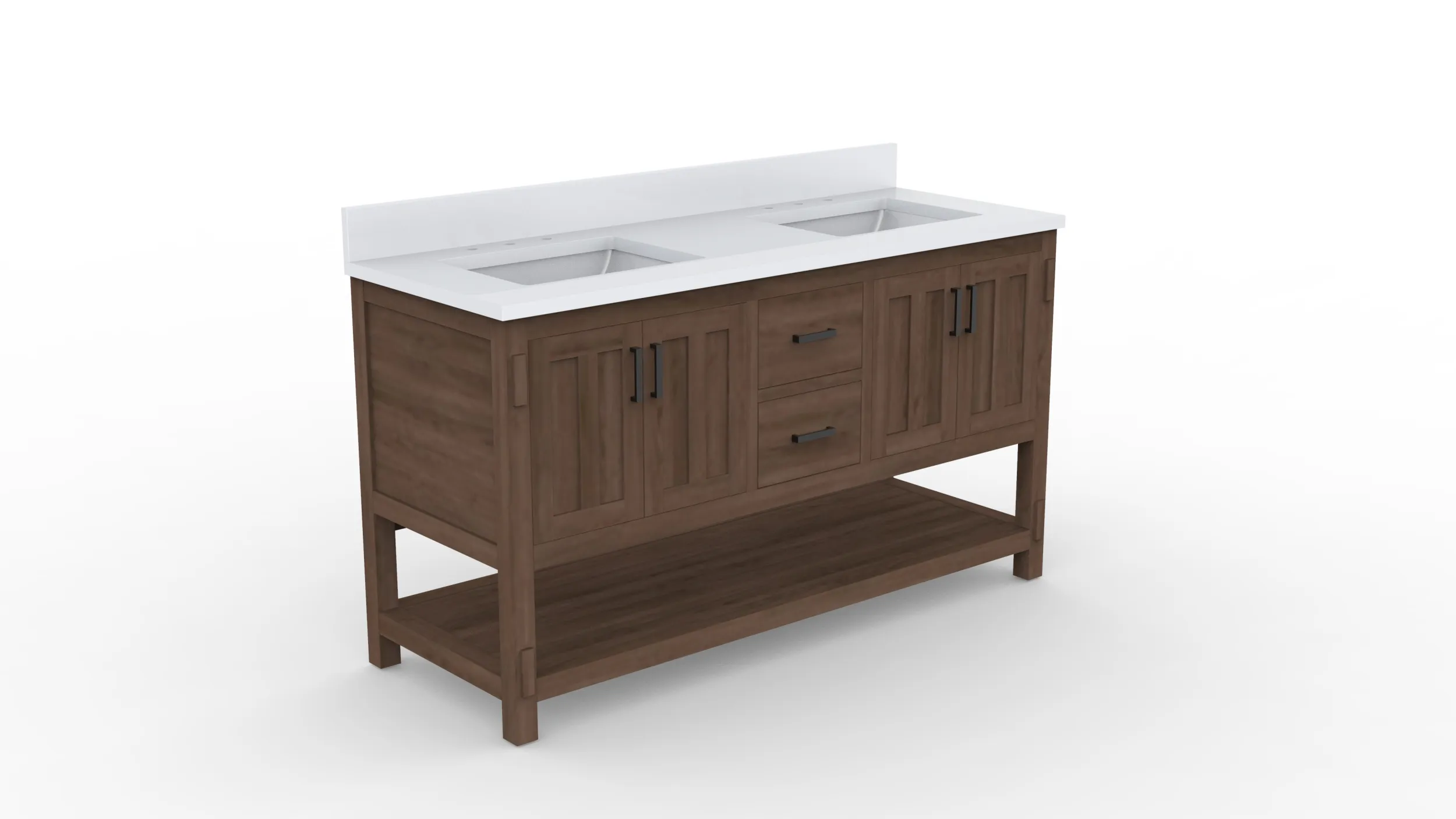Bathroom Vanity 3D Model .c4d .max .obj .3ds .fbx .stl .blend