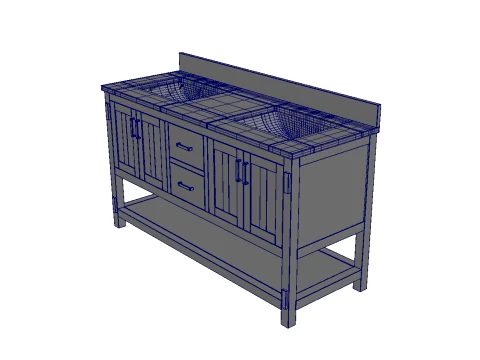 Bathroom Vanity 3D Model