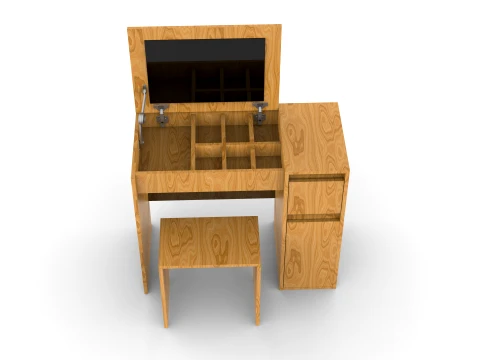 Dressing Table 3D Model