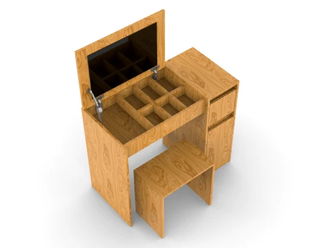 Dressing Table 3D Model