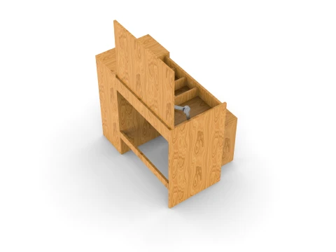 Dressing Table 3D Model