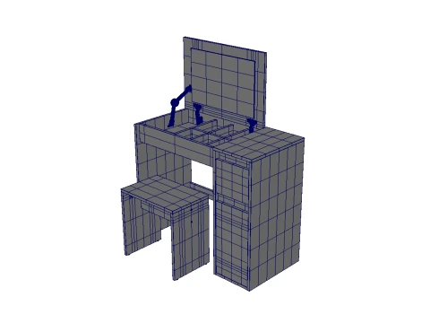 Dressing Table 3D Model