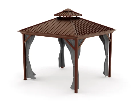 Hardtop Gazebo 3D Model