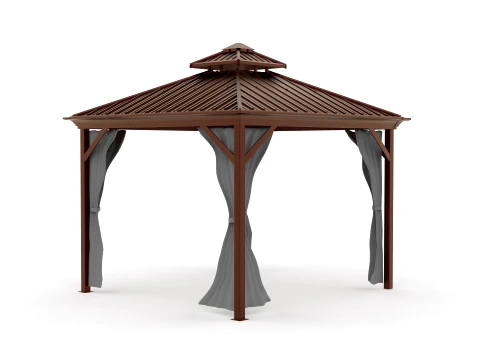 Hardtop Gazebo 3D Model