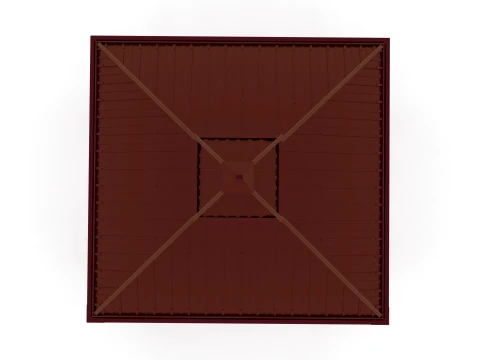Hardtop Gazebo 3D Model