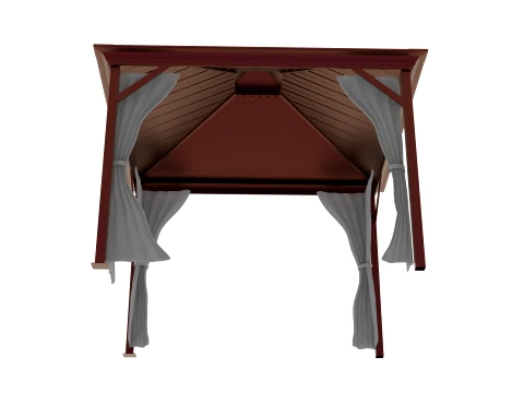 Hardtop Gazebo 3D Model