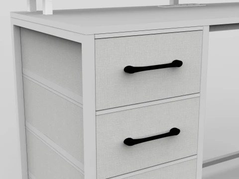 Computer Desk 3D Model
