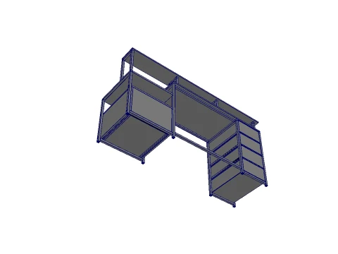 Computer Desk 3D Model