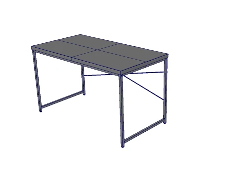 Study Table 3D Model