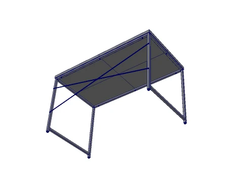 Study Table 3D Model