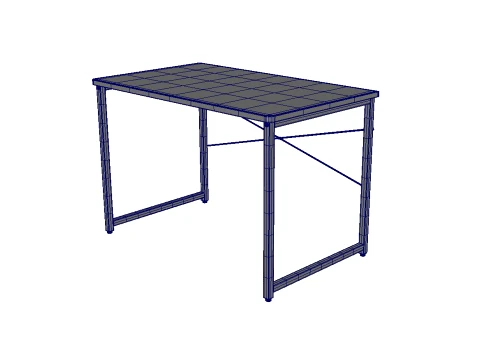 Study Table 3D Model
